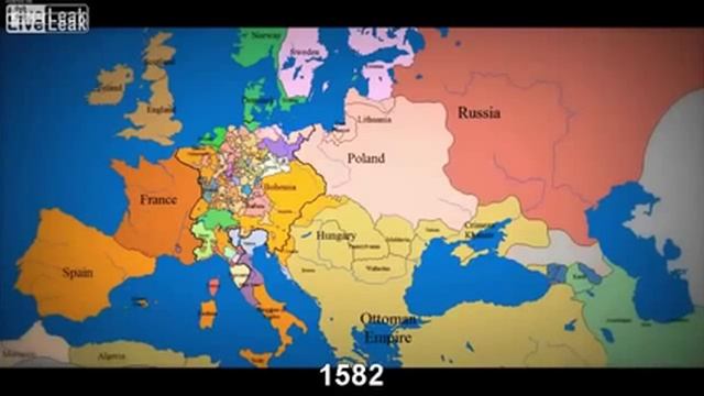 Как менялась карта Европы за тысячу лет смотреть онлайн