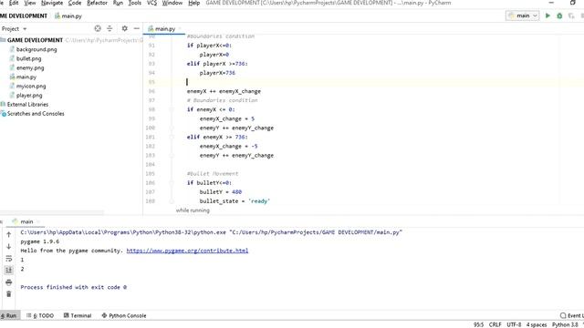 Python Game Development | PART-12 | How to Create Multiple Enemies In Gaming Window In Python смотреть онлайн