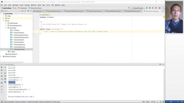 Java Coding Stream API 8 Summary Very Important Memory tip смотреть онлайн