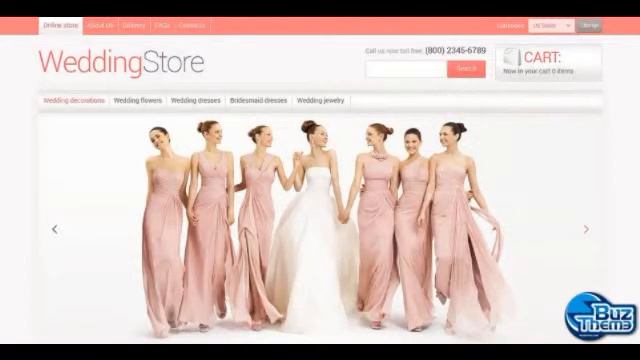 Download Wedding Shop VirtueMart Template by Hermes TM смотреть онлайн