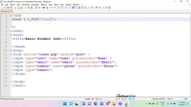 How to save data in mysql using php || PHP Tutorial || MySql with PHP || Database connection in PHP смотреть онлайн