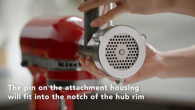 How to Assemble the New KitchenAid® Metal Food Grinder Attachment смотреть онлайн