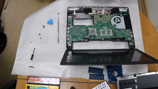 ASUS U32VJ Disassembly Notebook || Разбираем ноутбук