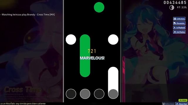 osu! mania! cross time 95.13% acc смотреть онлайн