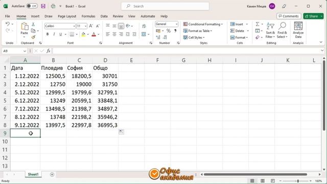 Excel за начинаещи в 5 стъпки с Камен Мицев, сертифициран Microsoft треньор смотреть онлайн