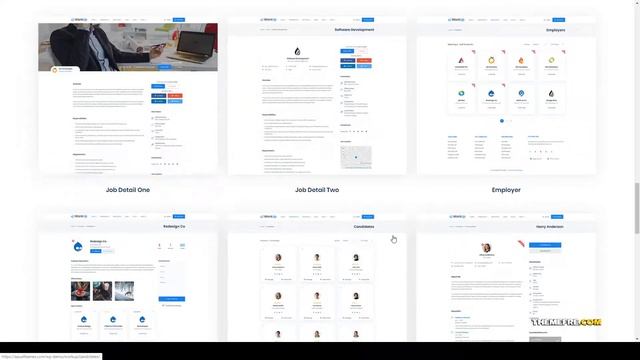 Hina Job Board WordPress Theme career Human Resource Management смотреть онлайн
