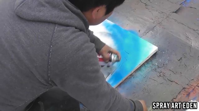 American Eagle SPRAY PAINT ART by Eden スプレーペイントアート うめちゃん смотреть онлайн