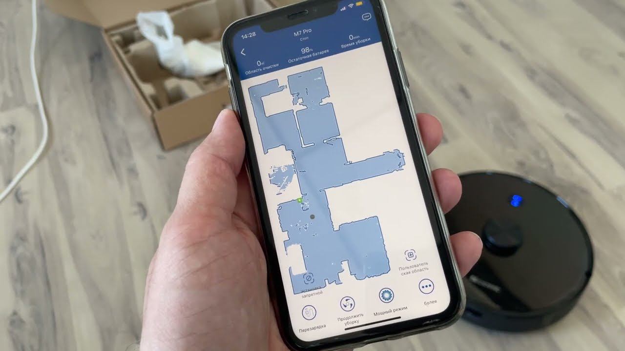 Proscenic M7 Pro - флагманский робот-пылесос с лидаром смотреть онлайн