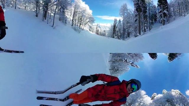 От Дафны до Дриады. Роза Хутор, 360° видео. смотреть онлайн