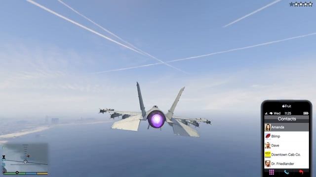 Grand Theft Auto V: Easiest way to get the P-996 Lazer (cheats required) смотреть онлайн