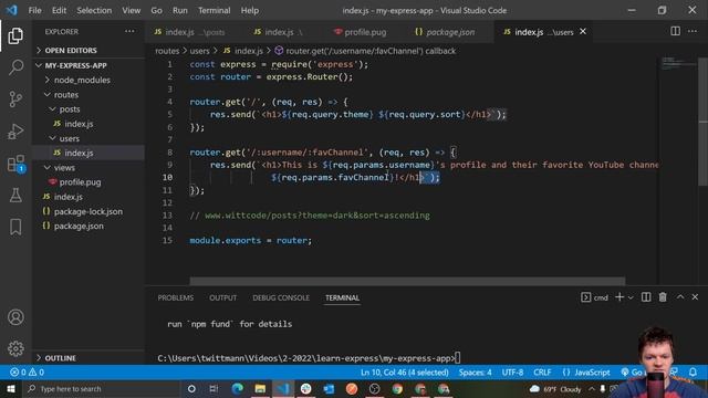 Node and Express - Template Engines смотреть онлайн