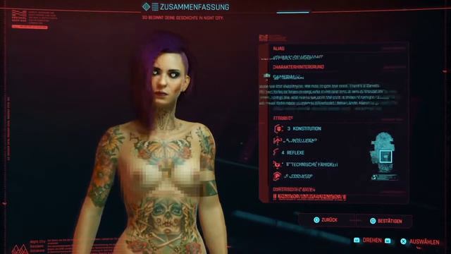 Cyberpunk 2077 Johnny Silverhand Character Editor Fingerprint Easteregg - Creation смотреть онлайн