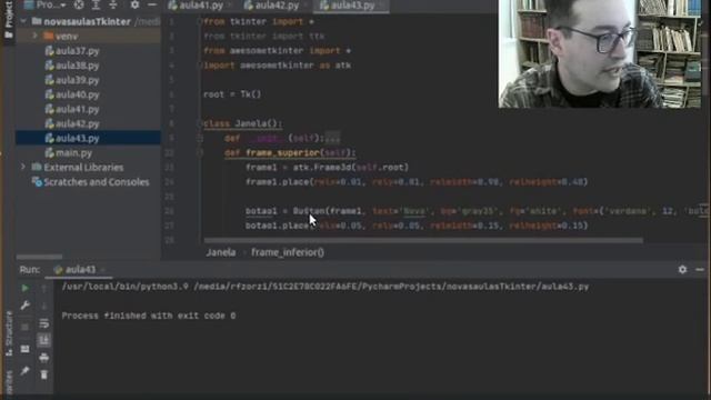 Aula 46 - Frames e botões arredondados em Tkinter смотреть онлайн