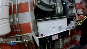 Замена горелки в газовом котле Viessmann