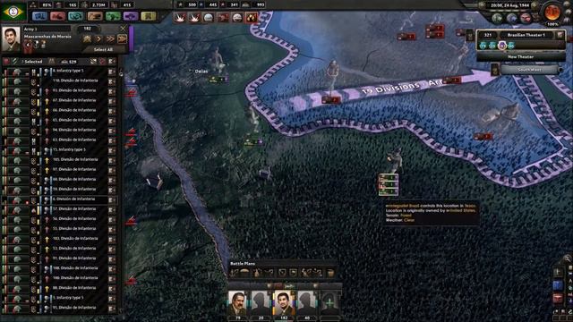 Let's Play HOI4 Integralist Brazil Episode 8 (American Assault) смотреть онлайн