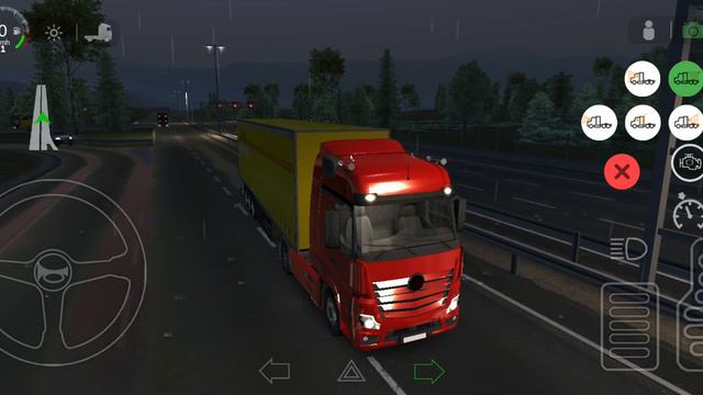 Universal Truck Simulator 2022 Mercedes Actros محاكي الشاحنات смотреть онлайн