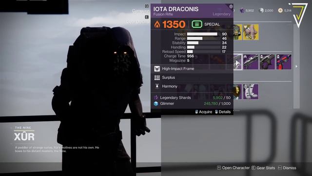 Destiny 2 | XUR & RARE TITAN ARMOR! December 16th-19th | Inventory & Location! - Season 19 смотреть онлайн
