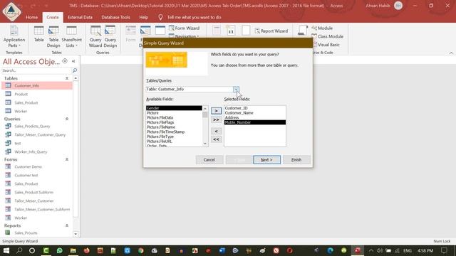? MS Access Database A to Z in Bangla | Part 35 | Query Wizard | MS Access Query Wizard Bangla смотреть онлайн