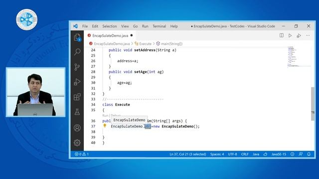 Java – Lesson 61 | Encapsulation – زبان برنامه نویسی جاوا – درس شصت و یکم смотреть онлайн