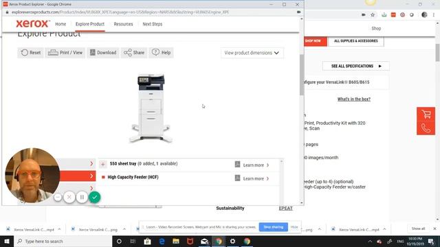 Xerox VersaLink B605 B615 Monochrome Multifunction Printers смотреть онлайн