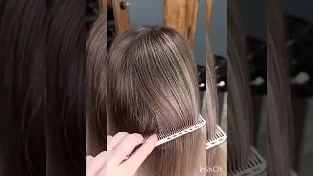 Окрашивание волос техника Airtouch Technique Hair Coloring #окрашивание #airtouch #haircoloring