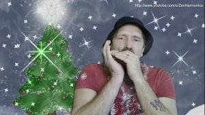 " В лесу родилась елочка " на губной гармошке С + табы