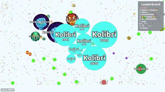 How to Get Top 1 in Agar.io!? Agario Solo Full Gameplay смотреть онлайн