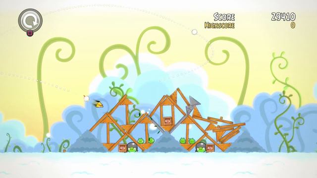 Angry Birds Gameplay Walkthrough Part 8 - Danger Above Levels 8-1 - 8-15 смотреть онлайн