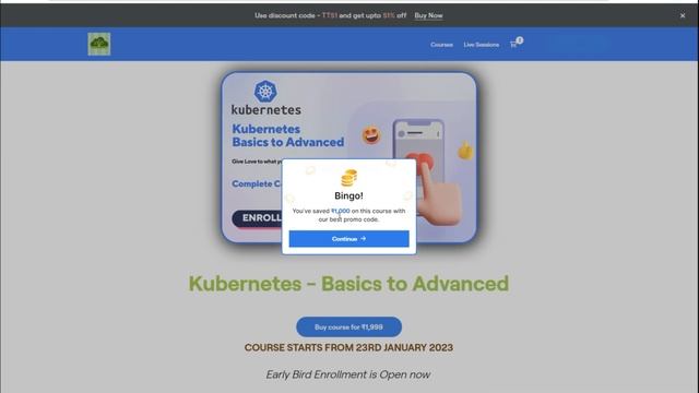 #Kubernetes Basics to Advanced in Telugu | 999 for First 50 Users | Checkout in TeluguITfactory.com