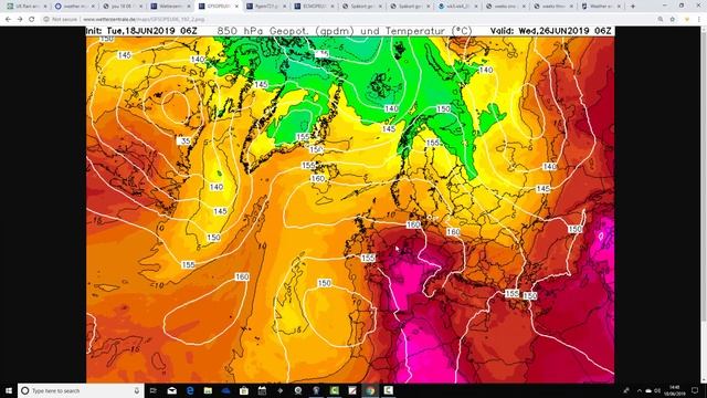 Witness One Of The Most Extreme GFS Runs Ever (18/06/19) смотреть онлайн
