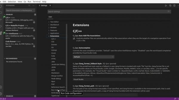 compile and run c/cpp code in vs studio