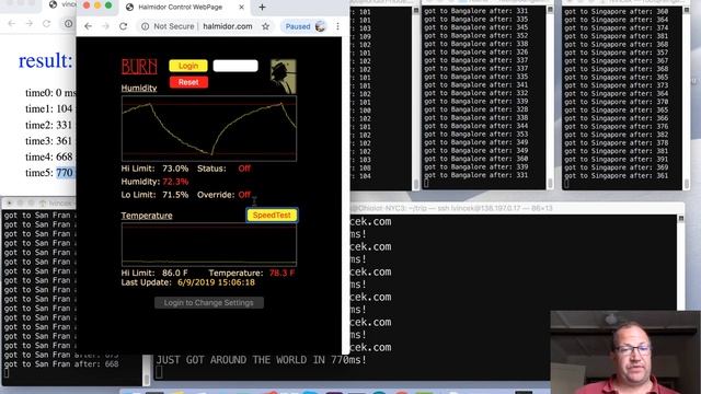 Using Socket.io to Send A Packet Around The World смотреть онлайн