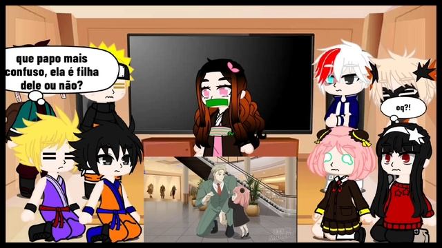 Personagens de Animes react a Tipos de pais dos animes! - Voice Makers ?❤️ смотреть онлайн