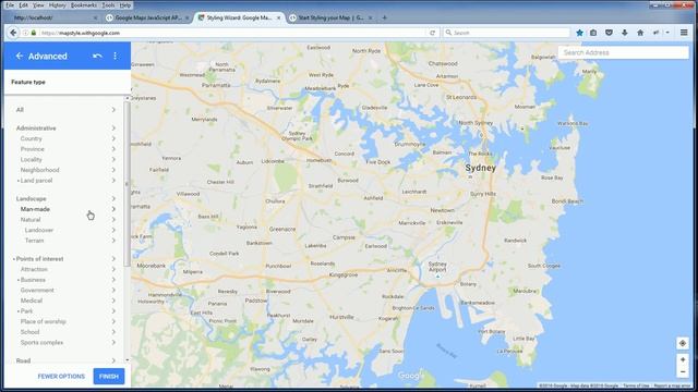 Google Maps Javascript API Tutorial - Map Styles (Theme) смотреть онлайн