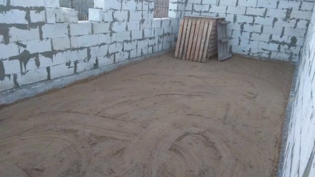 Черновая стяжка. Пол по грунту смотреть онлайн