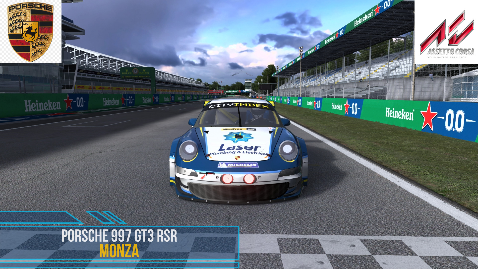 Porsche (977) GT3 RSR - Monza | Assetto Corsa. смотреть онлайн
