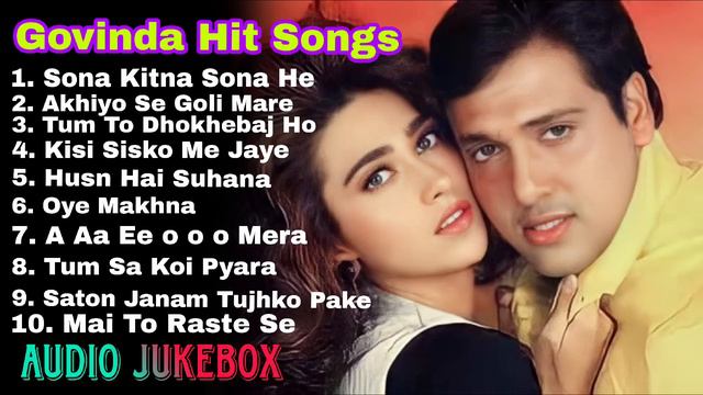 Govinda Hit Songs Lyrics #audio #viral @tseries @zeemusiccompany @YouTube @SonyMusicIndia