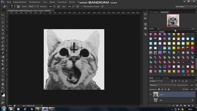 Работа с Adobe Photoshop CS6//как сделать кисть своими руками смотреть онлайн