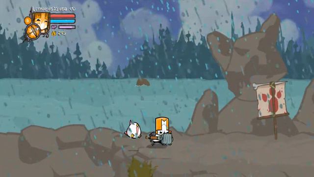 Прохождение castle crashers №4(пещера с летучими мышами) смотреть онлайн