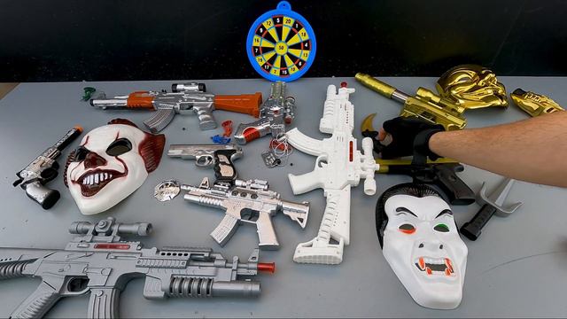 Golden Mask and Weapon Set - Scream Mask and Rifle Set Karambit Knife - Equipment смотреть онлайн