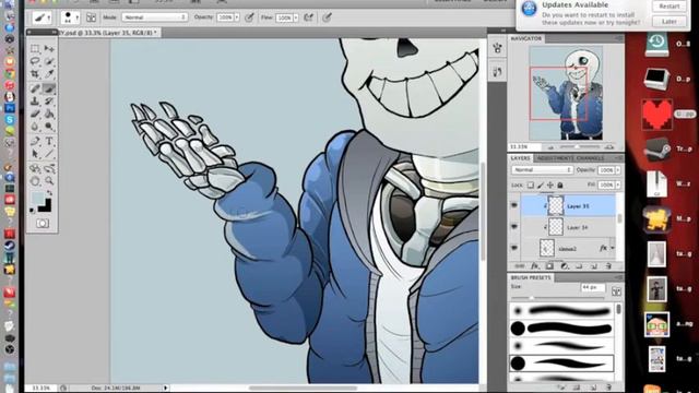[SpeedPaint] Laugh Track [Undertale Fanart] смотреть онлайн