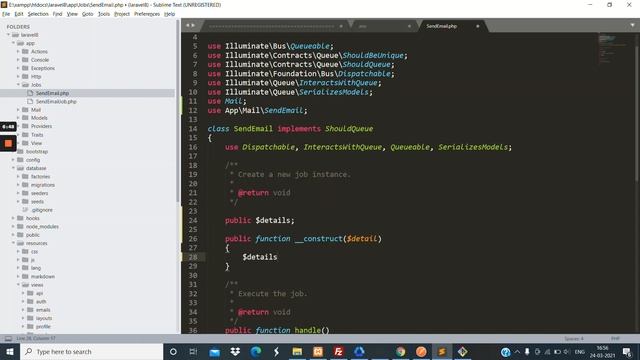 Queue in Laravel 8.0 смотреть онлайн