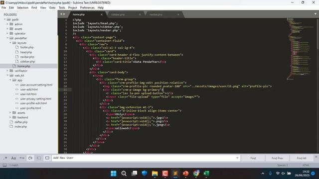 APLIKASI PPDB SD, SMP, SMA, SMK MENGGUNAKAN PHP MYSQLI | PART 3 смотреть онлайн