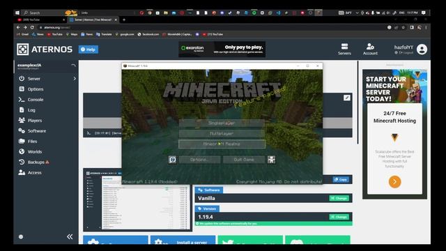 How to make a Minecraft Server for free (using Aternos) смотреть онлайн