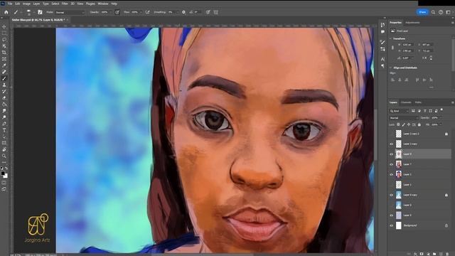 Beautiful Lady In A Blue Dress смотреть онлайн