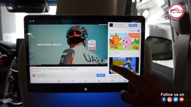 Rear Seat Entertainment (Headrest Screen) for Land Cruiser LC200! | Dubai смотреть онлайн