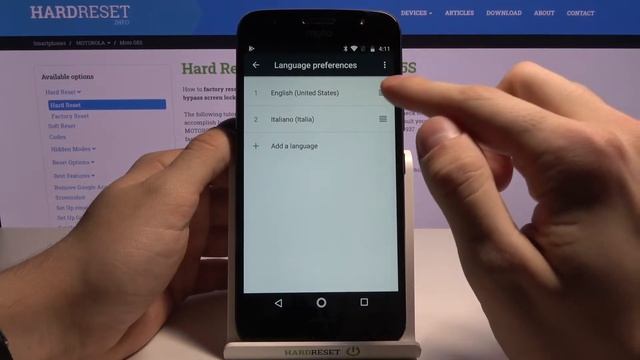 How to Change Language in MOTOROLA Moto G5S – Find System Language List смотреть онлайн