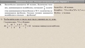 Математика, 6 класс // Итоговая контрольная работа // К учебнику Мерзляка // Полный разбор, ответы