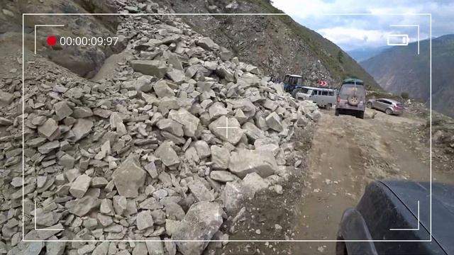 Одна из опасных дорог Алтая. Обвал на перевале Кату-Ярык. смотреть онлайн