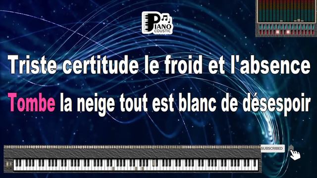 TOMBE LA NEIGE SALVATORE ADAMO KARAOKE LYRICS VERSION PSR S975 смотреть онлайн